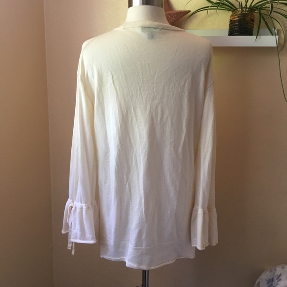 J. Crew V-Neck Sweater Merino Wool Medium - Picture 6 of 8